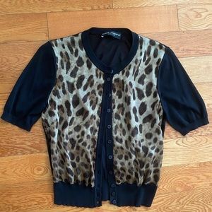 Dolce & Gabbana Leopard Cardigan